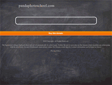 Tablet Screenshot of pandaphotoschool.com